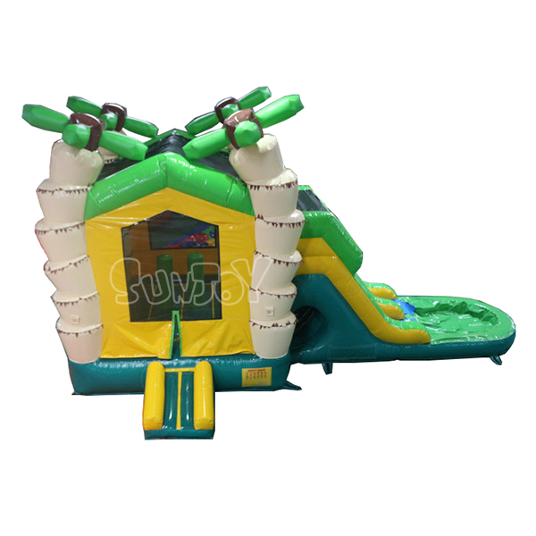 Jungle Water Slide Bounce House Combos Wholesale Cheap SJ-CO19005