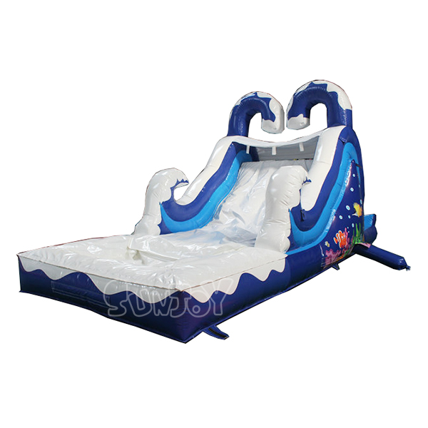 18FT Underwater Inflatable Pool Slide Water Park For Kids SJ-WSL19008