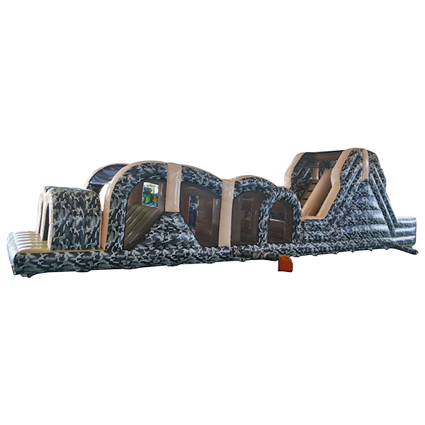 18M Inflatable Camouflage Obstacle Course Cheap Sale SJ-OB15019