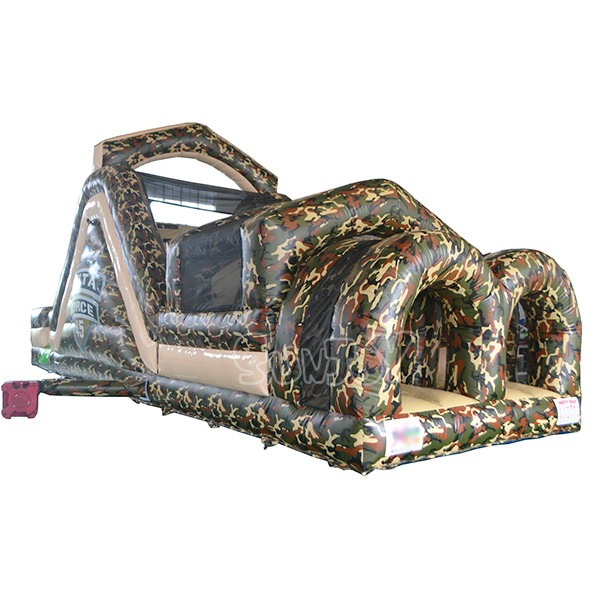 12M Inflatable Camouflage Obstacle Course Cheap Sale SJ-OB15020