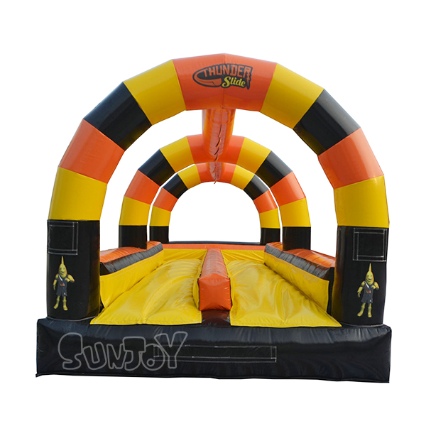 7 Meters Long Double Lane Inflatable Thunder Slip N Slide SJ-NS15001