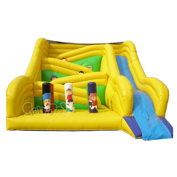 18FT Zigzag Shape Inflatable Slide For Children SJ-SL15066