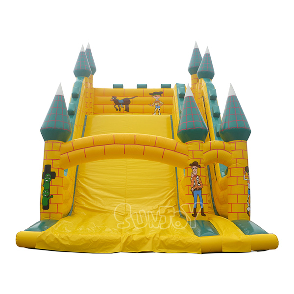 10 Meters Tall Desert Castle Inflatable Slide For Children SJ-SL15020