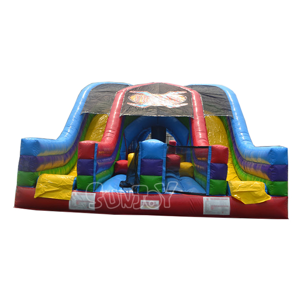 X Cross Inflatable Playground Climb and Slide Amusement Park SJ-AP14012