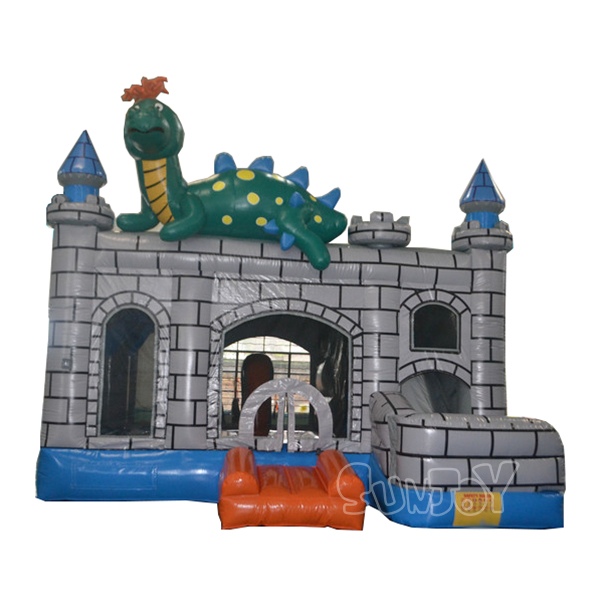 5 In 1 Dinosaur Bouncy Castle With Slide Inflatable Combo SJ-CO14129
