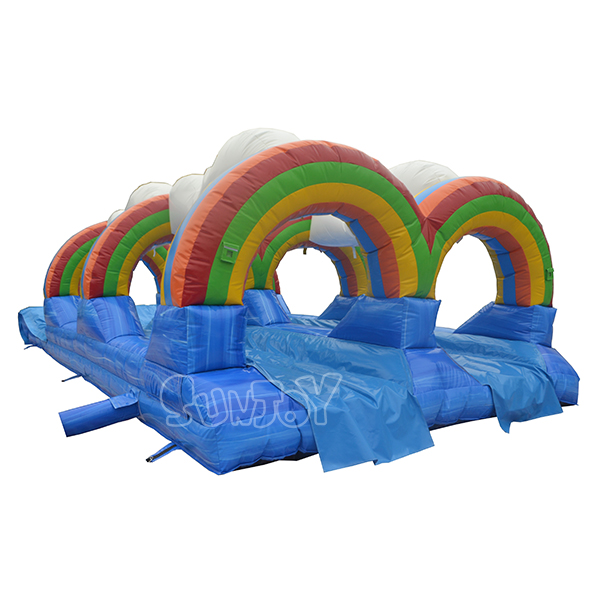 34FT Rainbow Cloud Slip N Slide