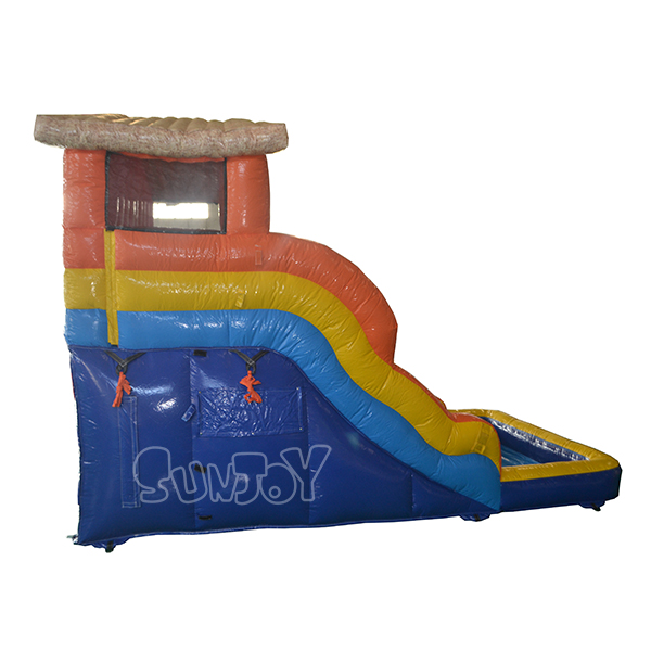 Splash Island Inflatable Slide