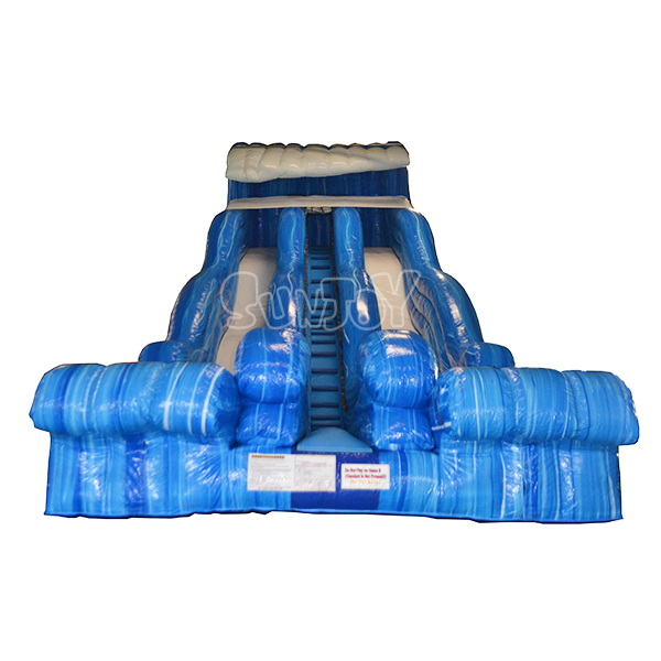 26FT Inflatable Tsunami Water Slide Dual Lane For Sale SJ-WSL14009