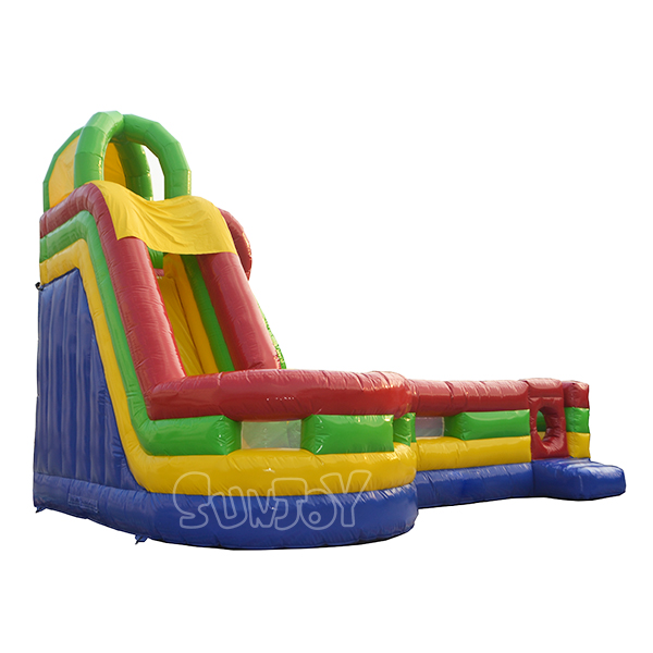 RGBY Inflatable Slide Playground