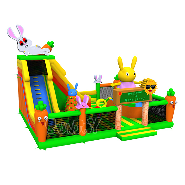 Inflatable Rabbit Land Amusement Park New Design For Children SJ-NAP19107