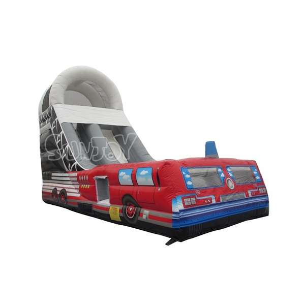18FT Inflatable Fire Truck Slide Cheap Sale SJ-SL14082