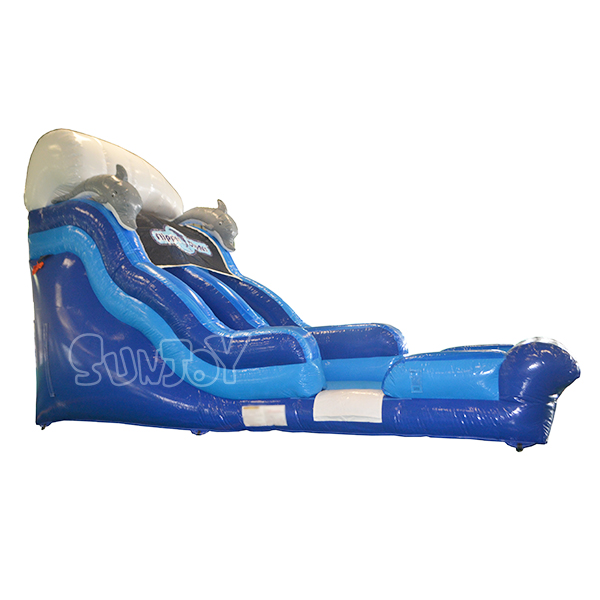 Inflatable Dolphin Water Slide