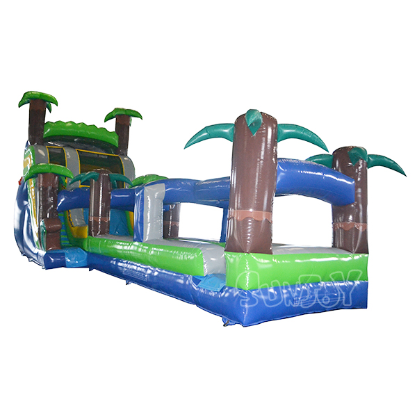 20FT Tropical Inflatable Water Slide With Slide N Slide SJ-WSL14025