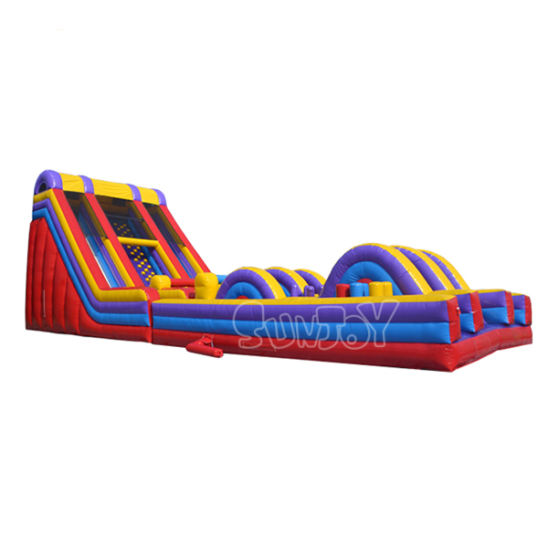 Giant Inflatable Extreme Rush Obstacle Slide Combo For Sale SJ-OB14063