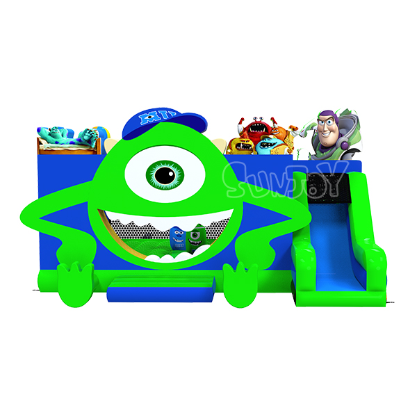 Monsters University Bounce House With Slide Combo New Design For Sale SJ-NBO19113