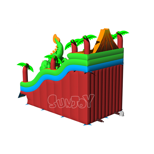 Dino Volcano Water Slide For Pool