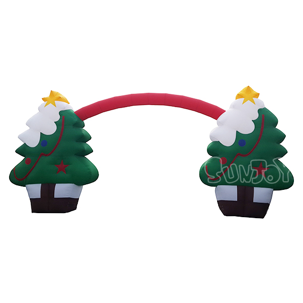 Big Inflatable Christmas Tree Arch for Sale at Cheap Price SJ-AD19048