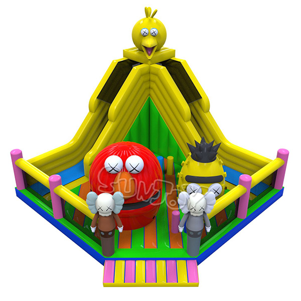 Sesame Street Inflatable Amusement Park New Design SJ-NAP19017