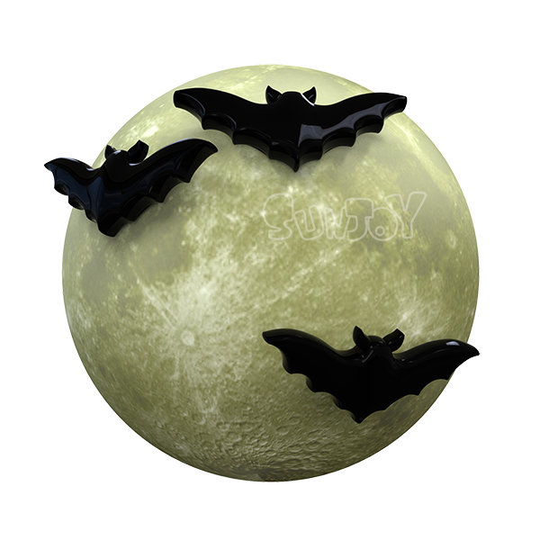 1.5M Inflatable Bat Moon Halloween Decoration New Design SJ-NAD19025