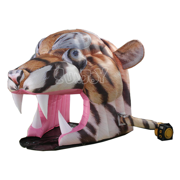 3 Meters Inflatable Tiger Head Arch Tunnel for Events SJ-AD19063