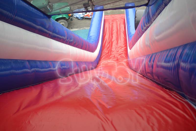 marion car inflatable slide lane detail