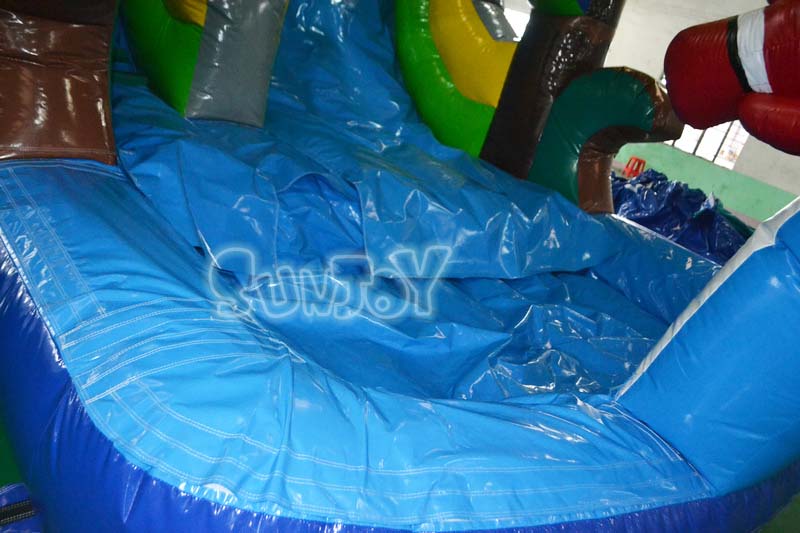 the water slide splash pool detail picture