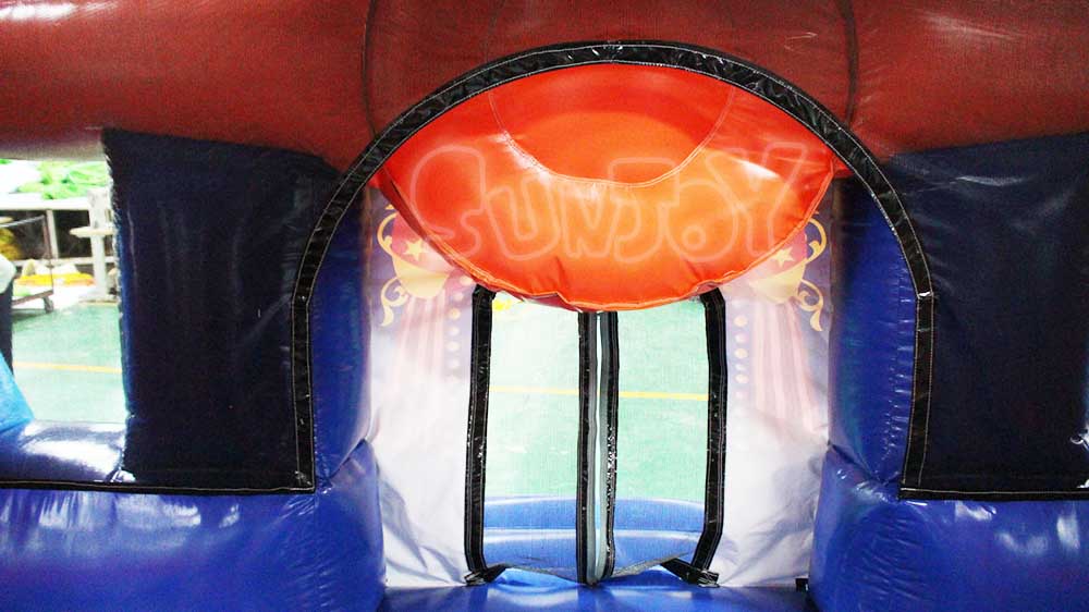 ferris wheel inflatable moon bounce house detail 2