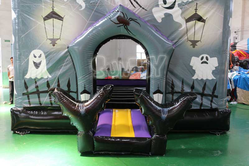 inflatable halloween bounce house detail picture 1