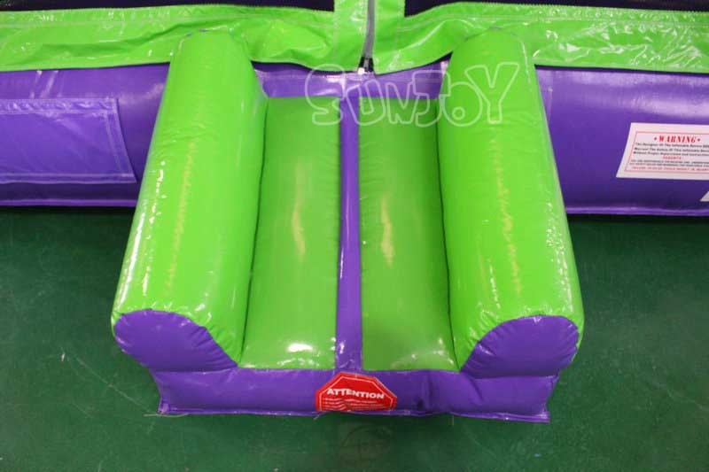 crayon bouncer castle front