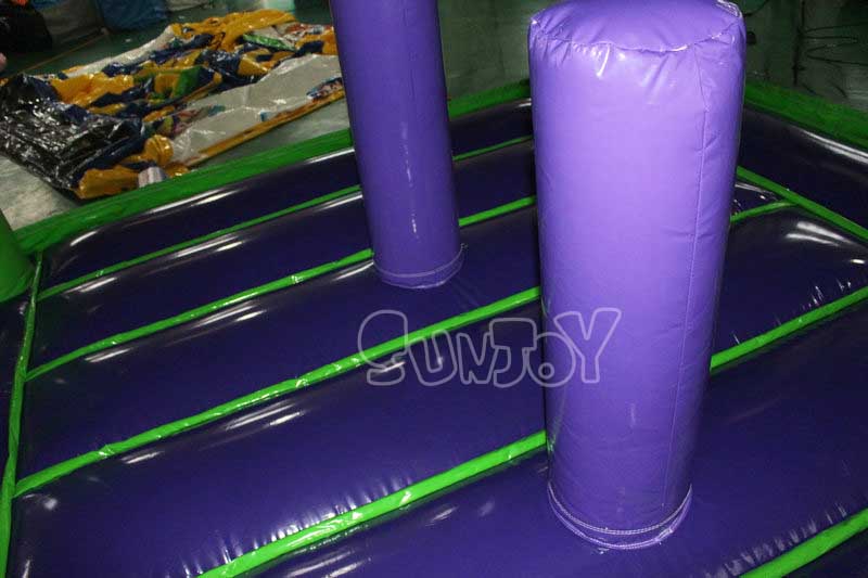 crayon bouncy house inside view