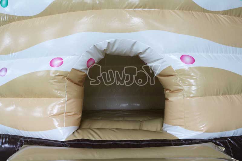 inflatable cake bouncer entrance