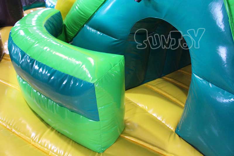 inflatable jungle playground crawling channel