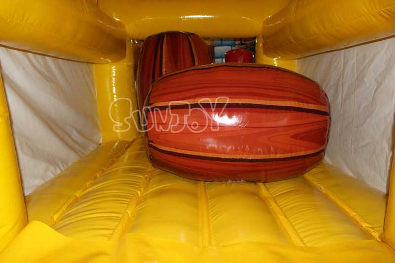 pirate inflatable playground rum barrel
