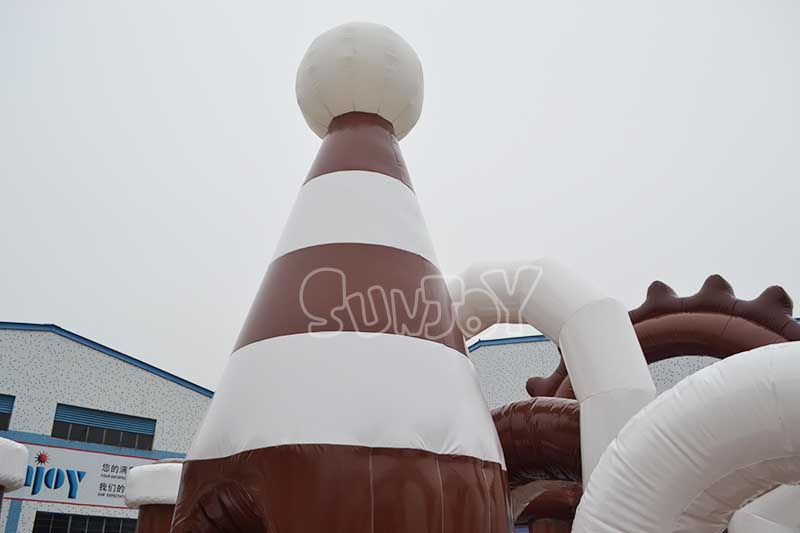 inflatable chocolate amusement park detail picture 5