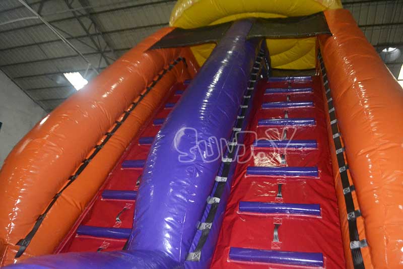 inflatable obstacle race climb stair