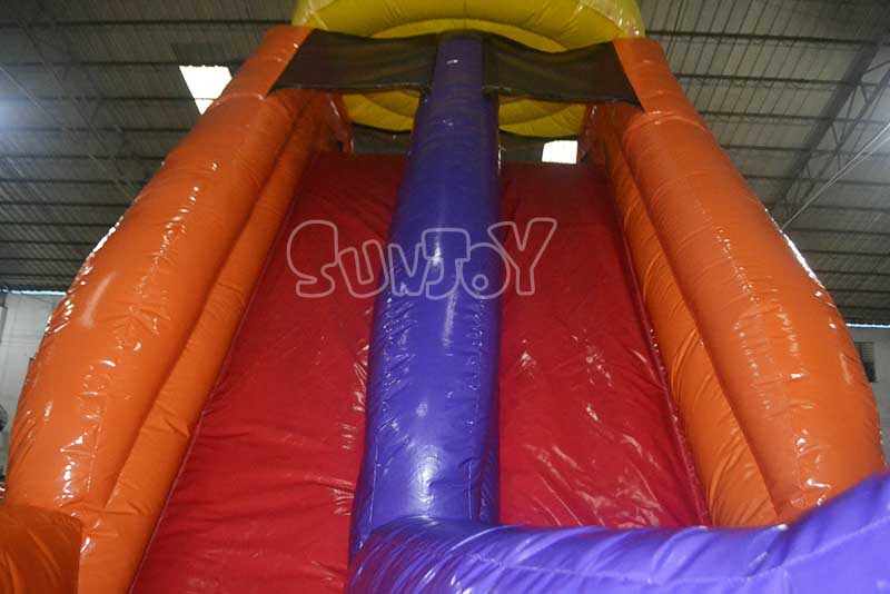 inflatable obstacle race slide