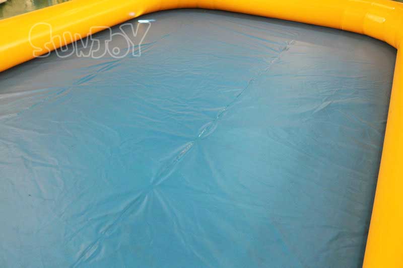 8m rounded rectangular inflatable pool bottom