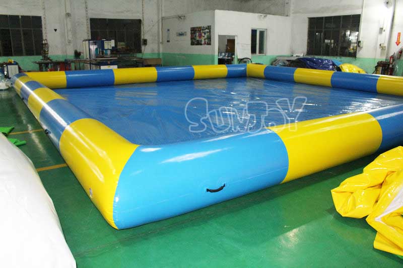 10M square inflatable swimming pool detail