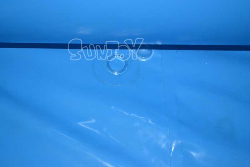 octangular double tube inflatable pool drain