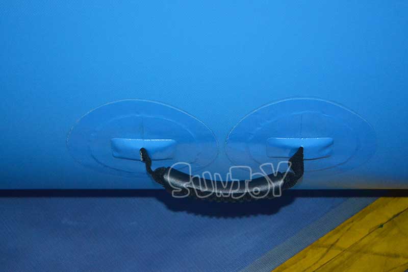 10m round blue inflatable pool double handle