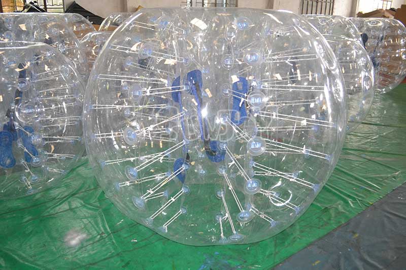 1.2 and 1.5m dia bubble balls for sale