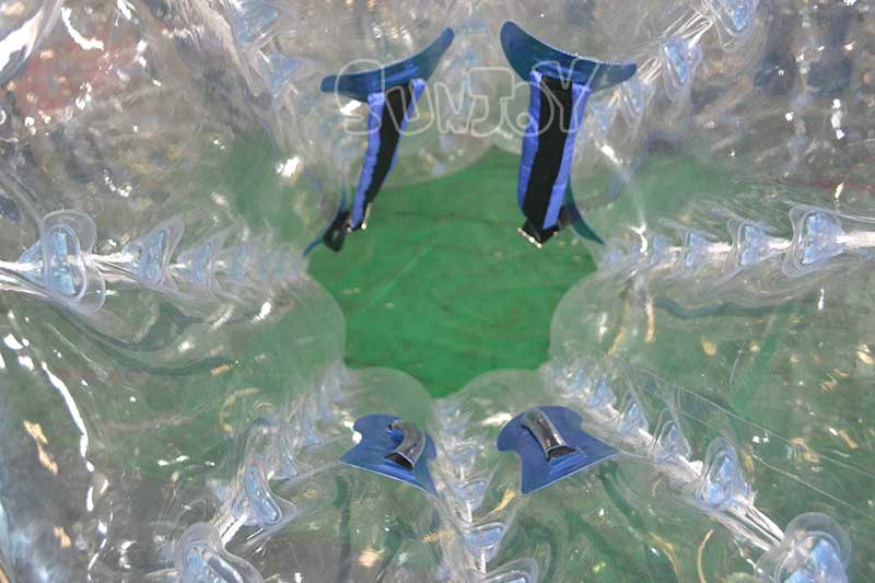 clear inflatable bubble ball inside