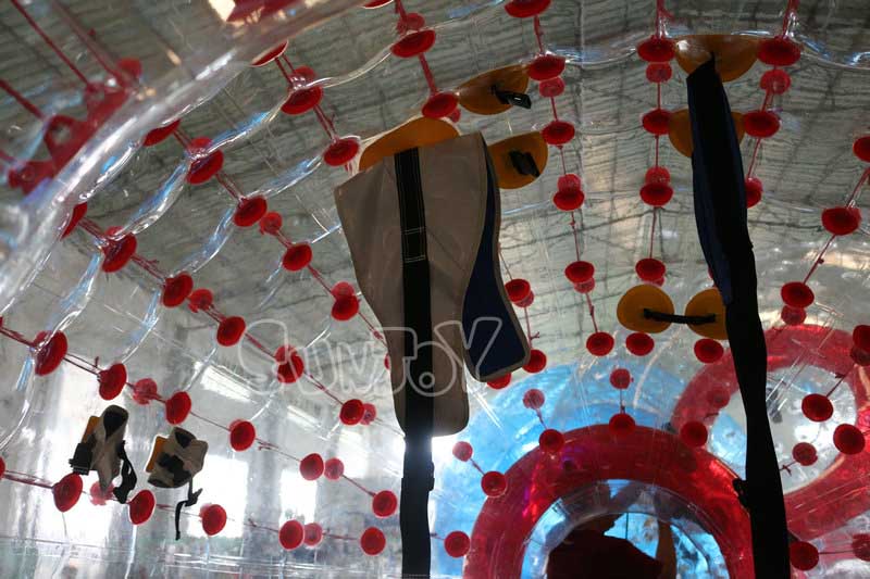 3m red inflatable zorb ball inside