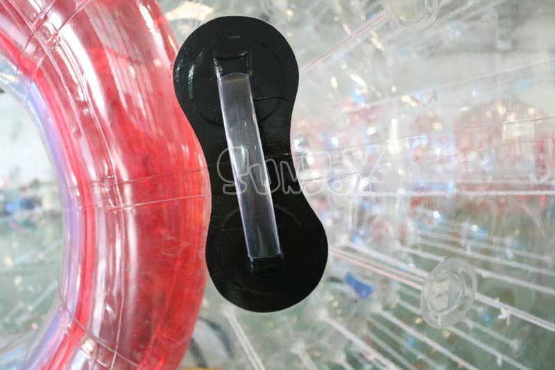 3m white cord inflatable zorb ball black handle