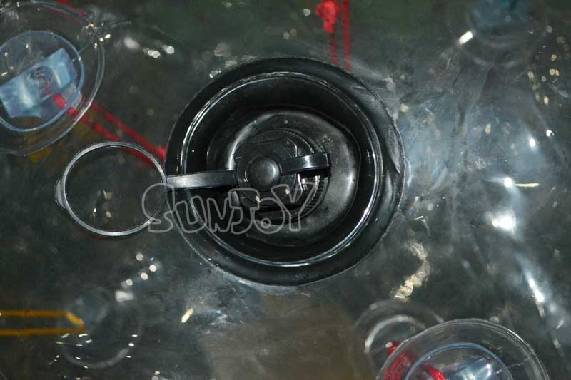2m triple color cord zorb ball air valve
