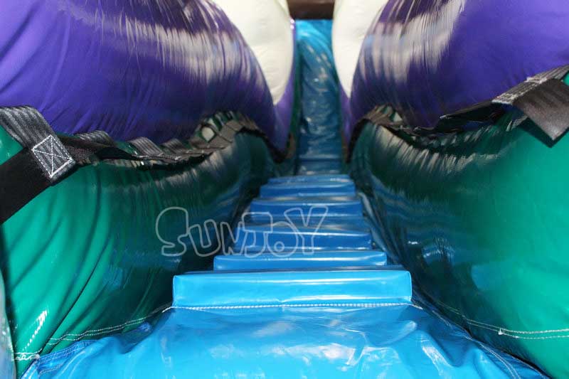 wild rapids inflatable water slide climb