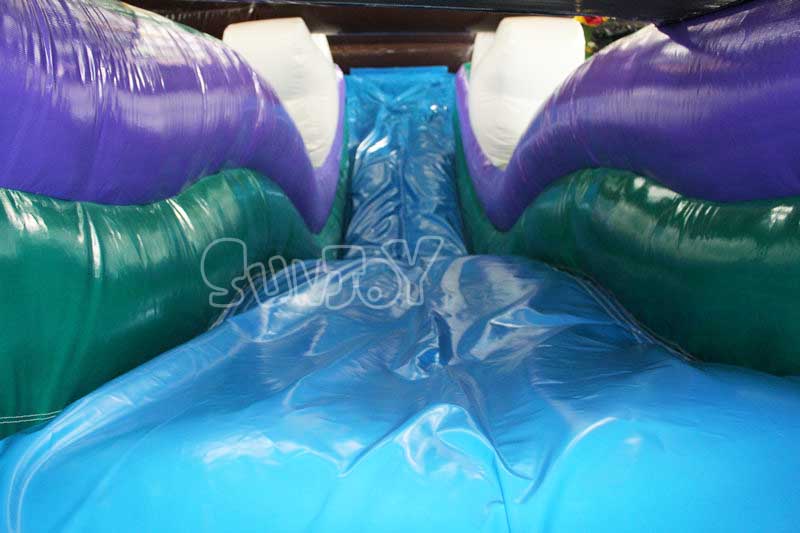 wild rapids inflatable water slide lane