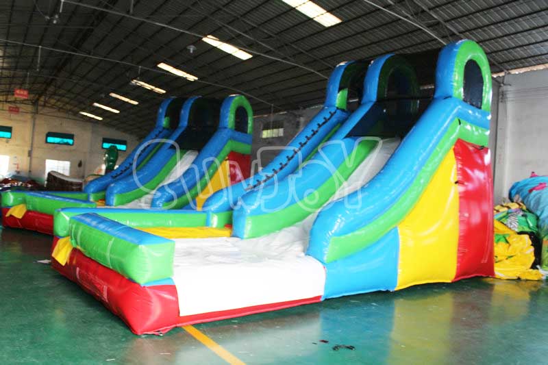 23 ft rainbow inflatable water slide detail picture 1