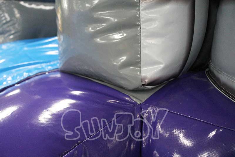 inflatable jumping castle combo stitching detail