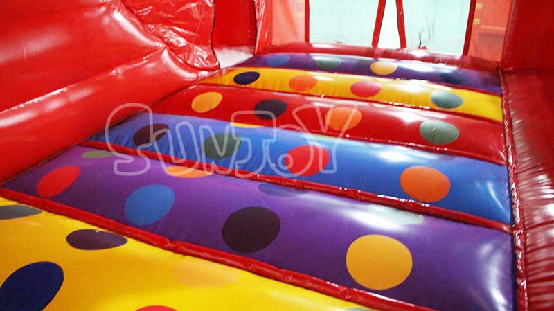 fire station inflatable combo bouncing area